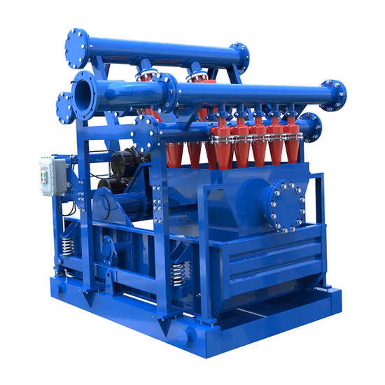 진흙 청소기 기초 모래 재활용 베스트 셀러 드릴링 유체 저렴한 최고 품질의 벤토나이트 분리 Desander